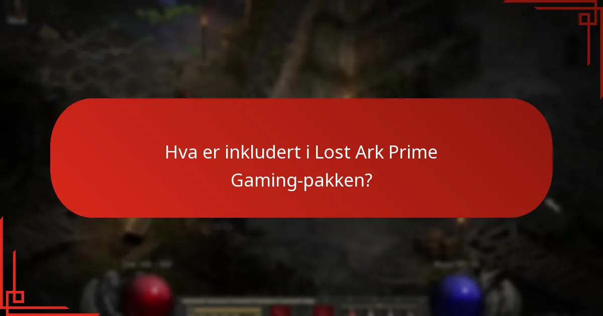 Hvordan kan jeg innløse Lost Ark Prime Gaming-pakken?