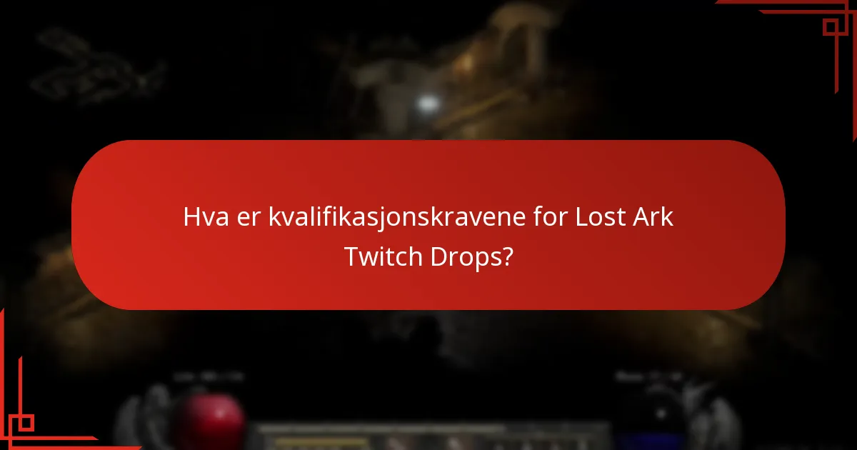 Hvordan aktiverer jeg Lost Ark Twitch Drops?
