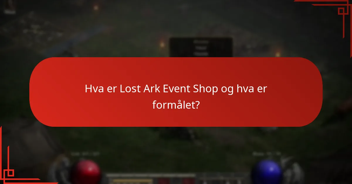 Hvilke belønninger er tilgjengelige i Lost Ark Event Shop?