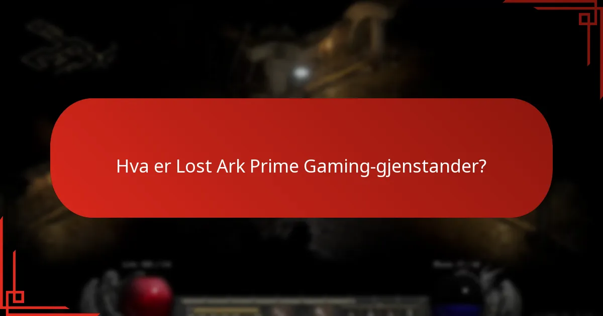 Hvordan kreve Lost Ark Prime Gaming-gjenstander?