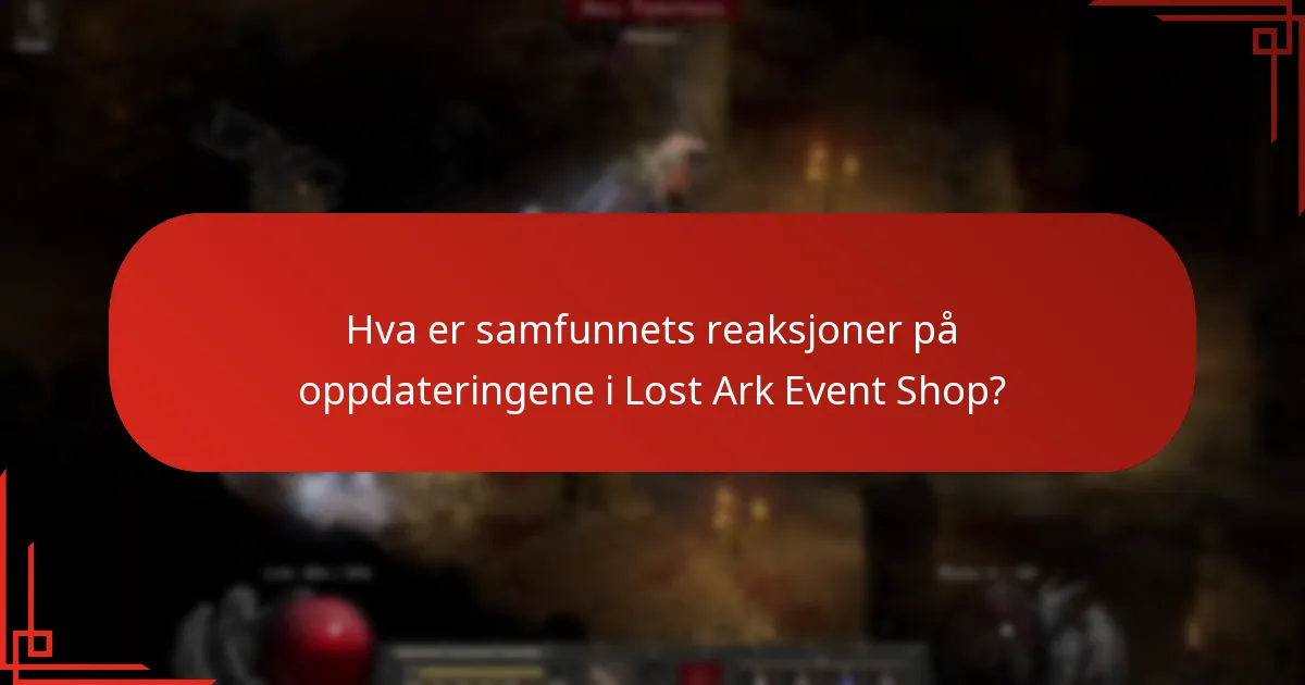 Hvilke kunngjøringer har blitt gjort angående Lost Ark Event Shop?