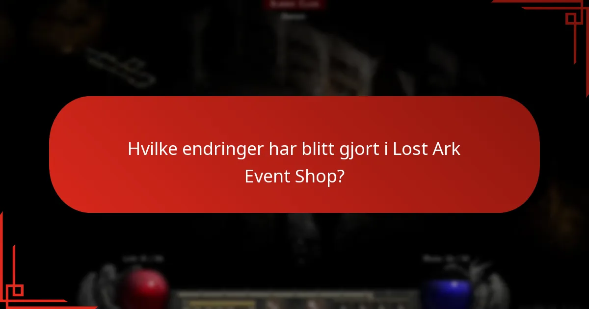 Hvordan sammenlignes nye gjenstander med tidligere tilbud i Lost Ark Event Shop?