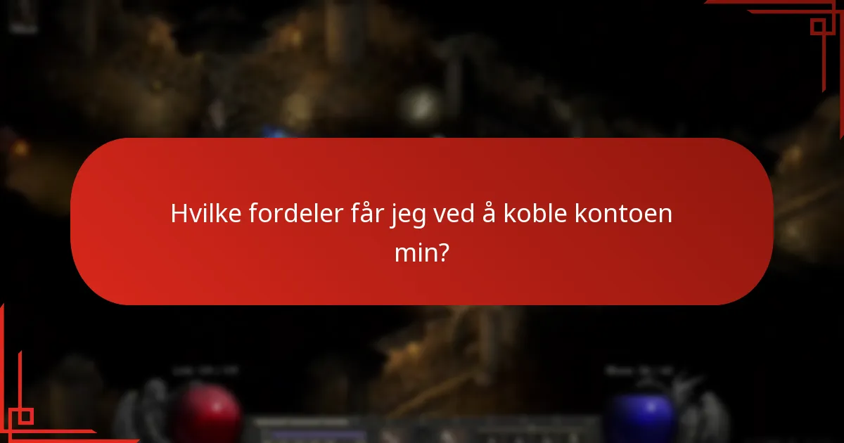 Hvilke problemer kan jeg møte når jeg kobler kontoen min?