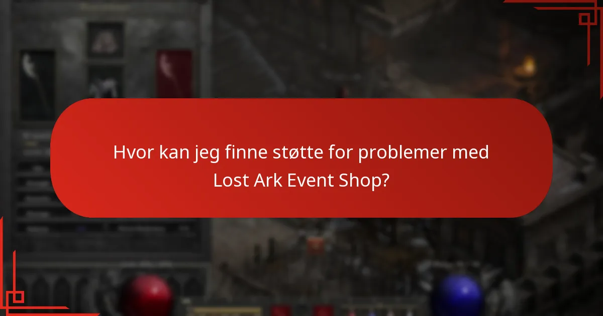 Hva er noen fellesskapsinnsikter om problemer med Lost Ark Event Shop?