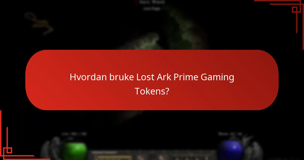 Hvordan samle Lost Ark Prime Gaming Tokens?