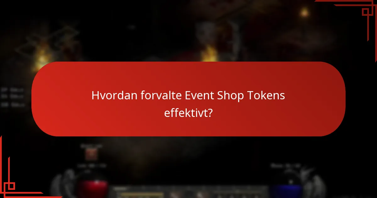 Hvordan innløse Event Shop Tokens?