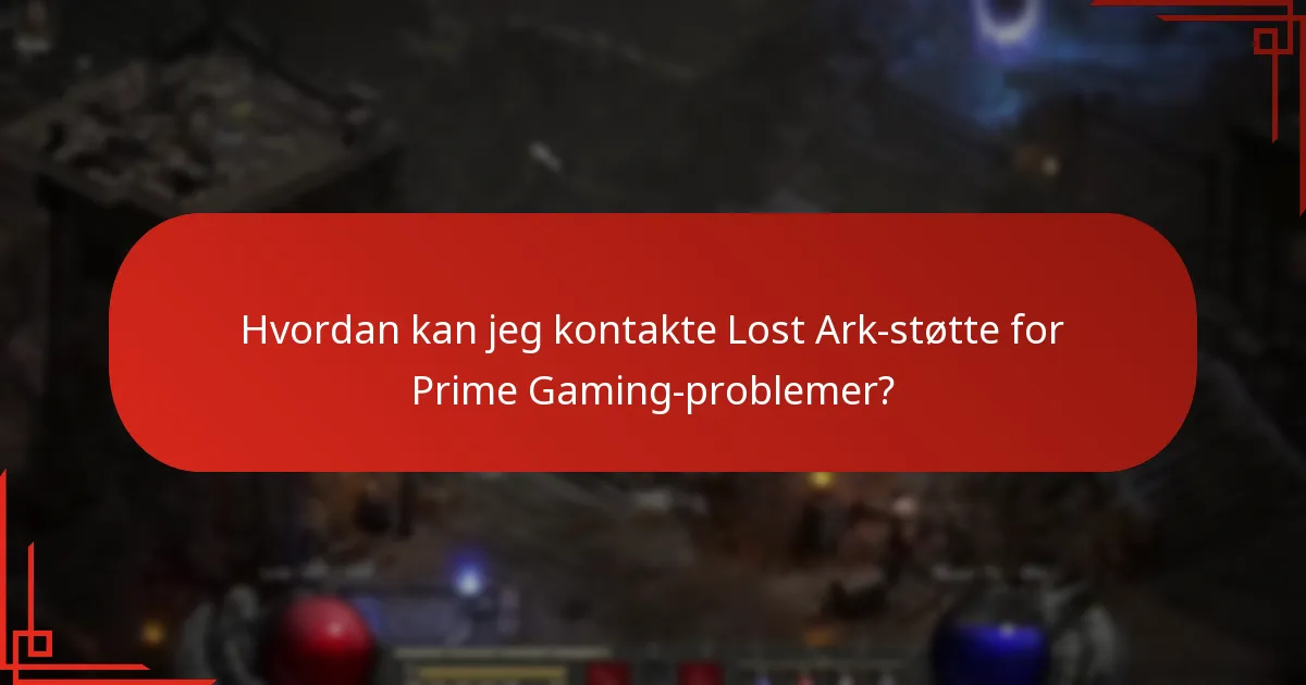 Hva er vanlige problemer som Lost Ark-spillere møter når de bruker Prime Gaming?