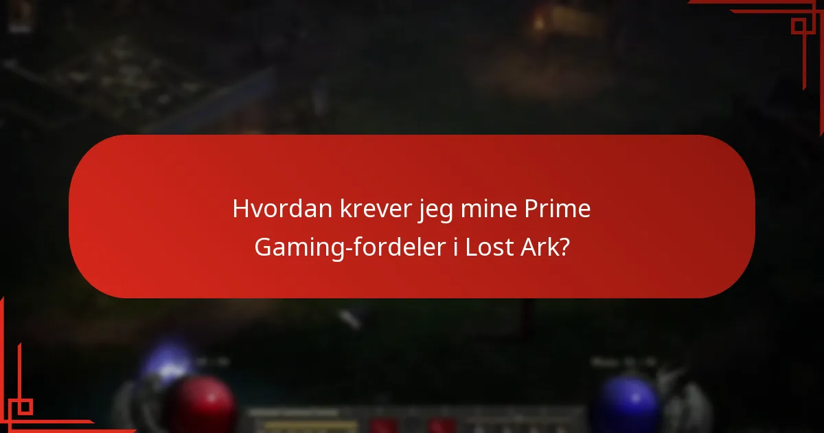Hva er de nyeste oppdateringene til Prime Gaming-fordeler for Lost Ark?