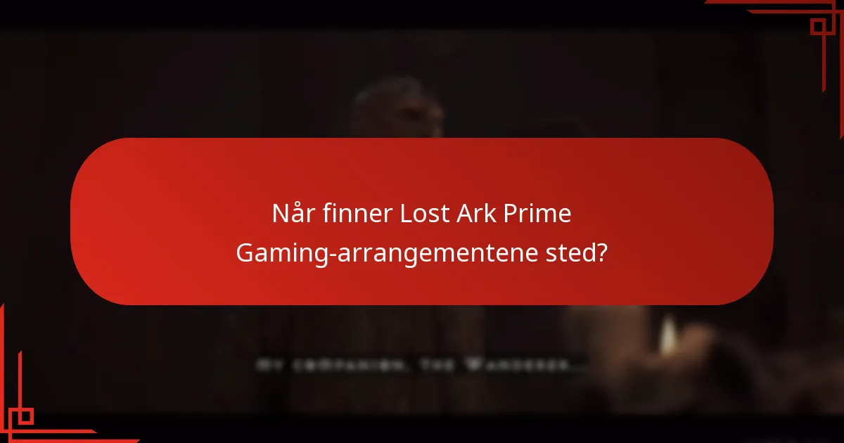 Slik maksimerer du deltakelsen i Lost Ark Prime Gaming-arrangementene?